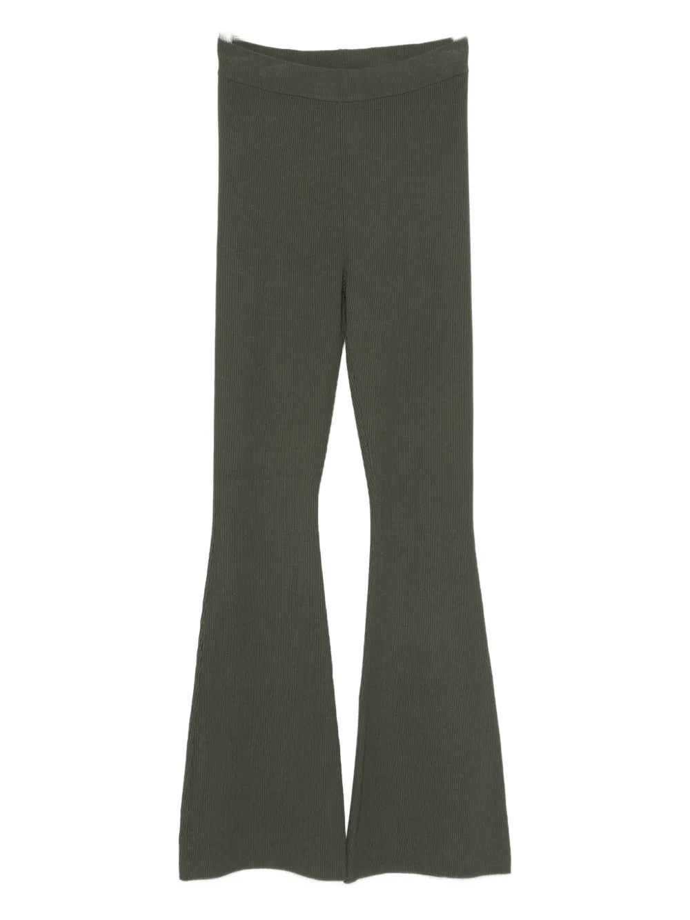 Marc O'Polo ribbed flare trousers | Green | Image 1