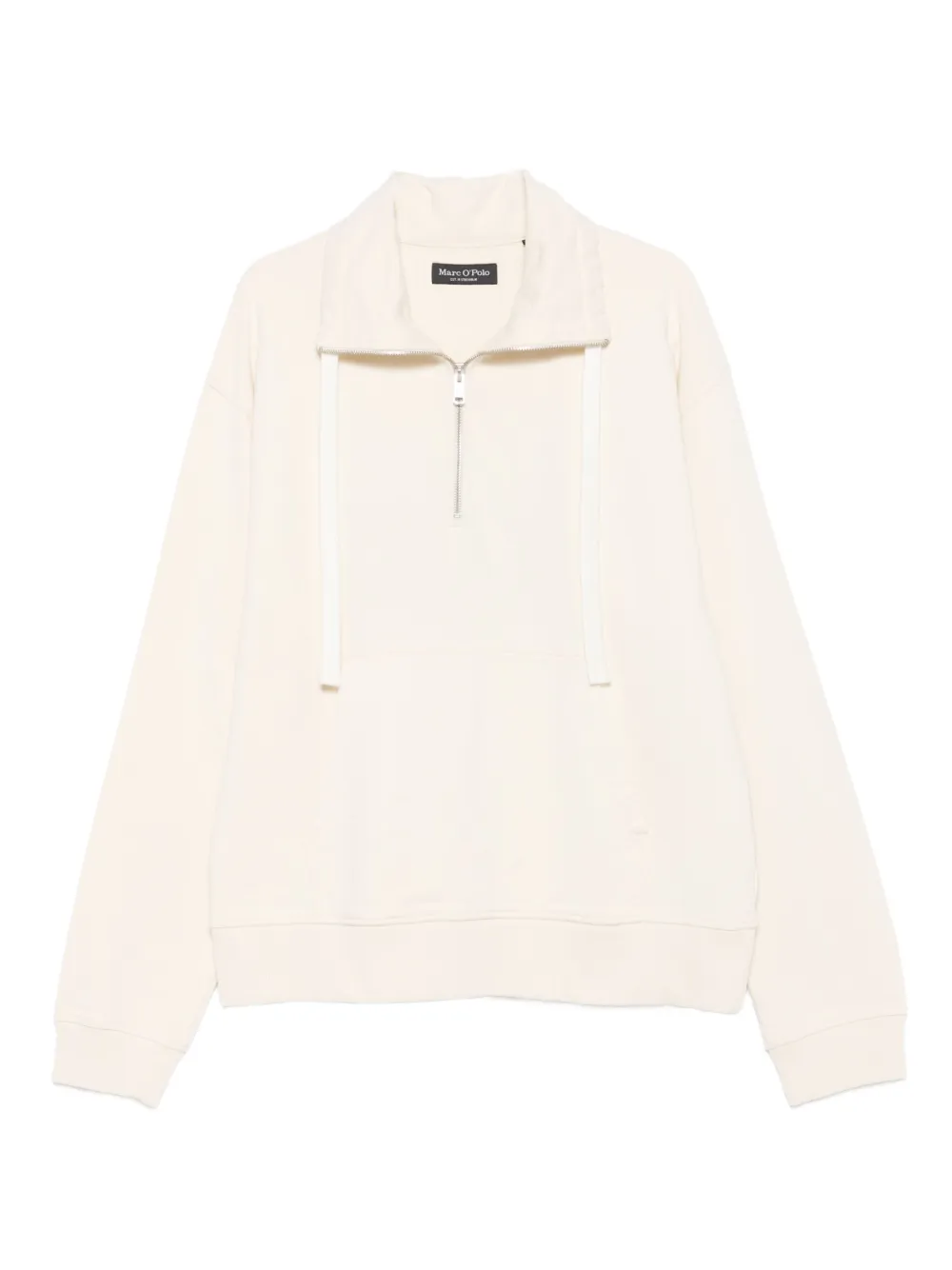 Marc O'Polo ハーフジップ スウェットシャツ - ニュートラル Marc O'Polo ハーフジップ スウェットシャツ - ニュートラル