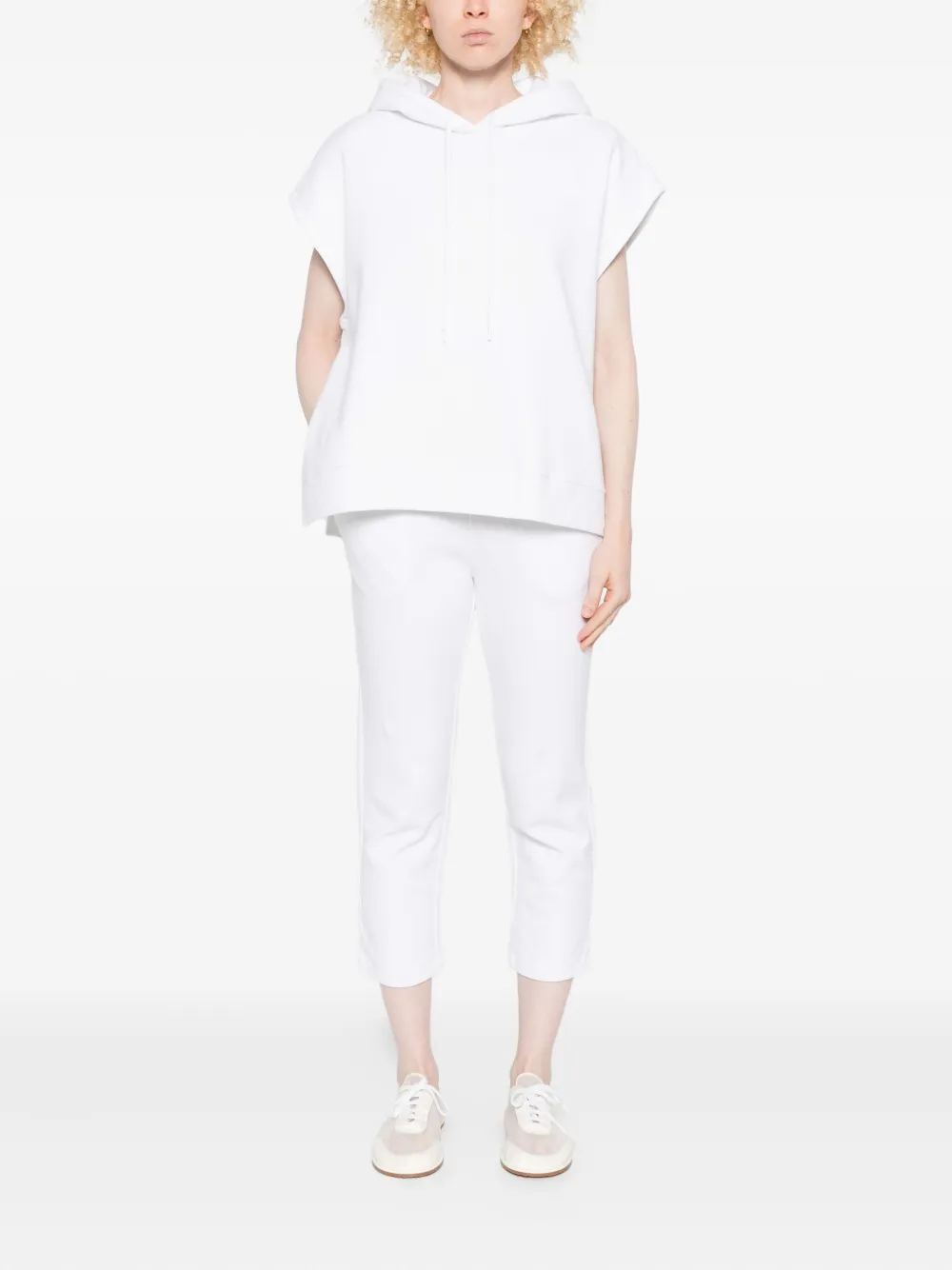 Marc O'Polo drawstring cropped trousers - Wit