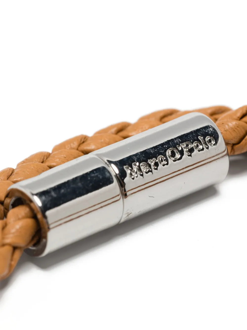 Marc O'polo Braided Leather Bracelet In Neutral