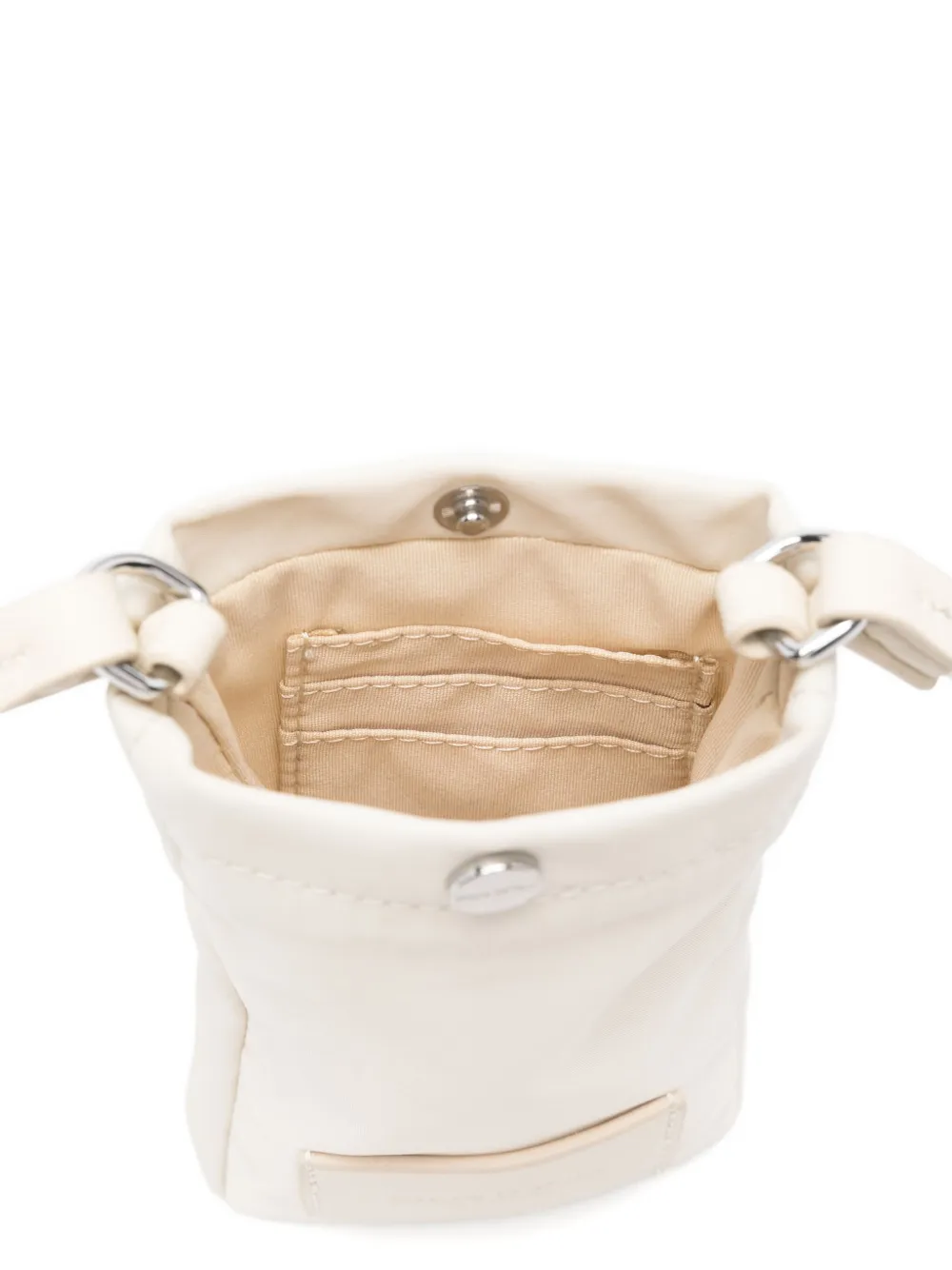Marc O'Polo Telefoontas met logo-applicatie Beige
