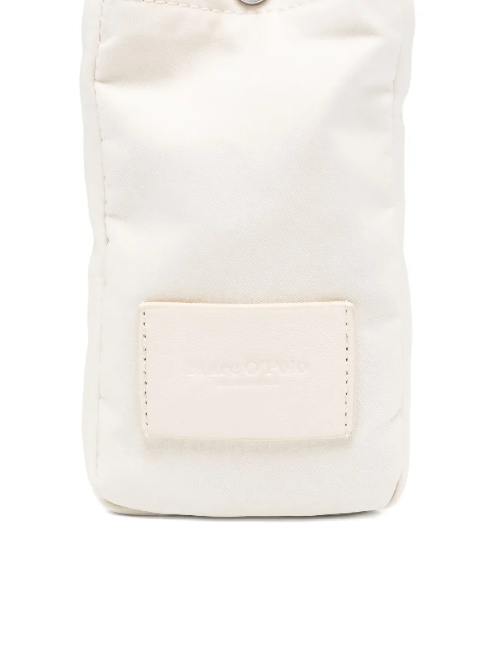 Marc O'Polo Telefoontas met logo-applicatie Beige