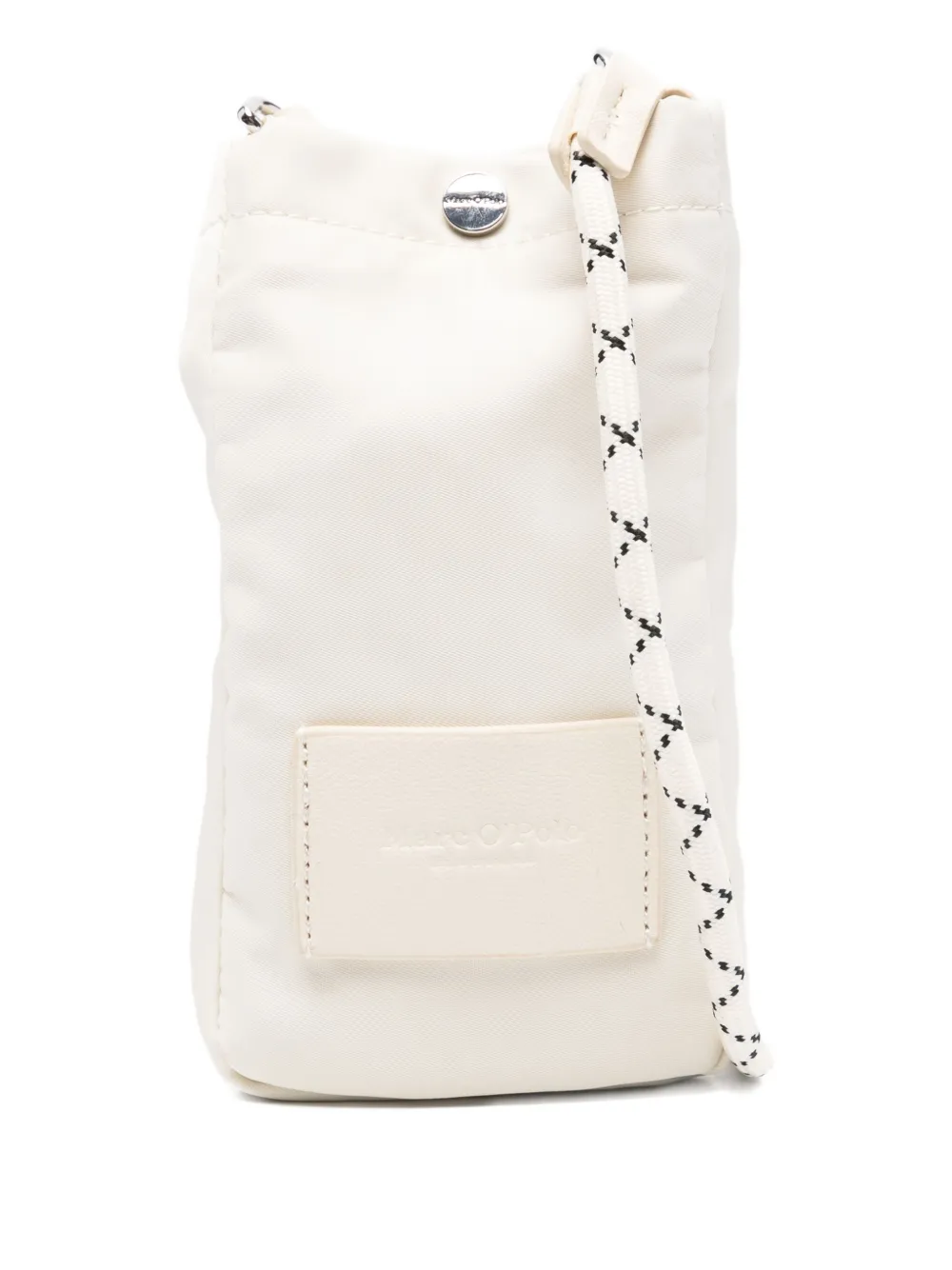 Marc O'Polo Telefoontas met logo-applicatie Beige