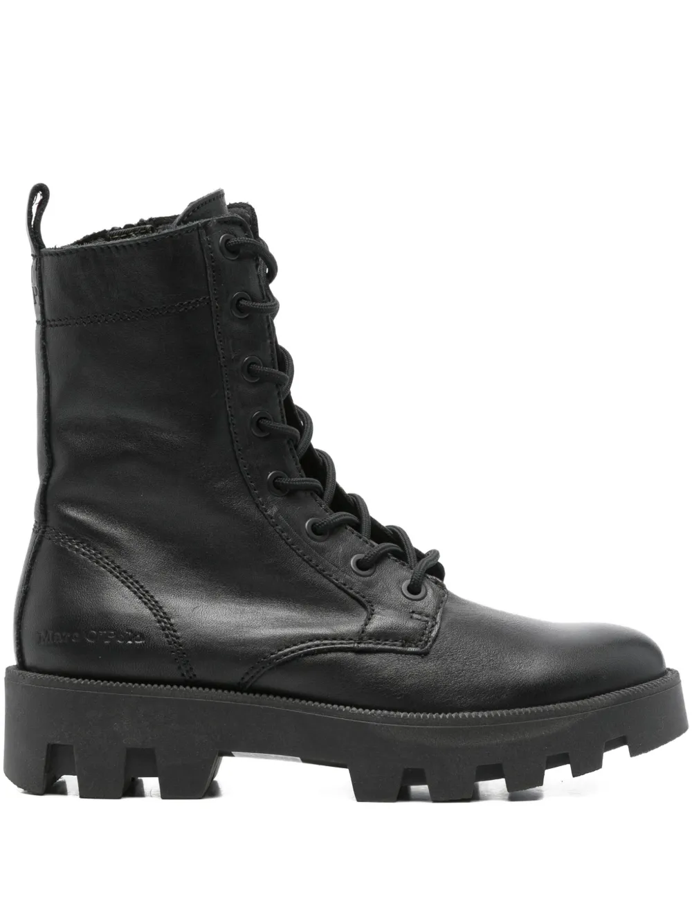 Marc O'Polo lace-up chunky sole boots Black