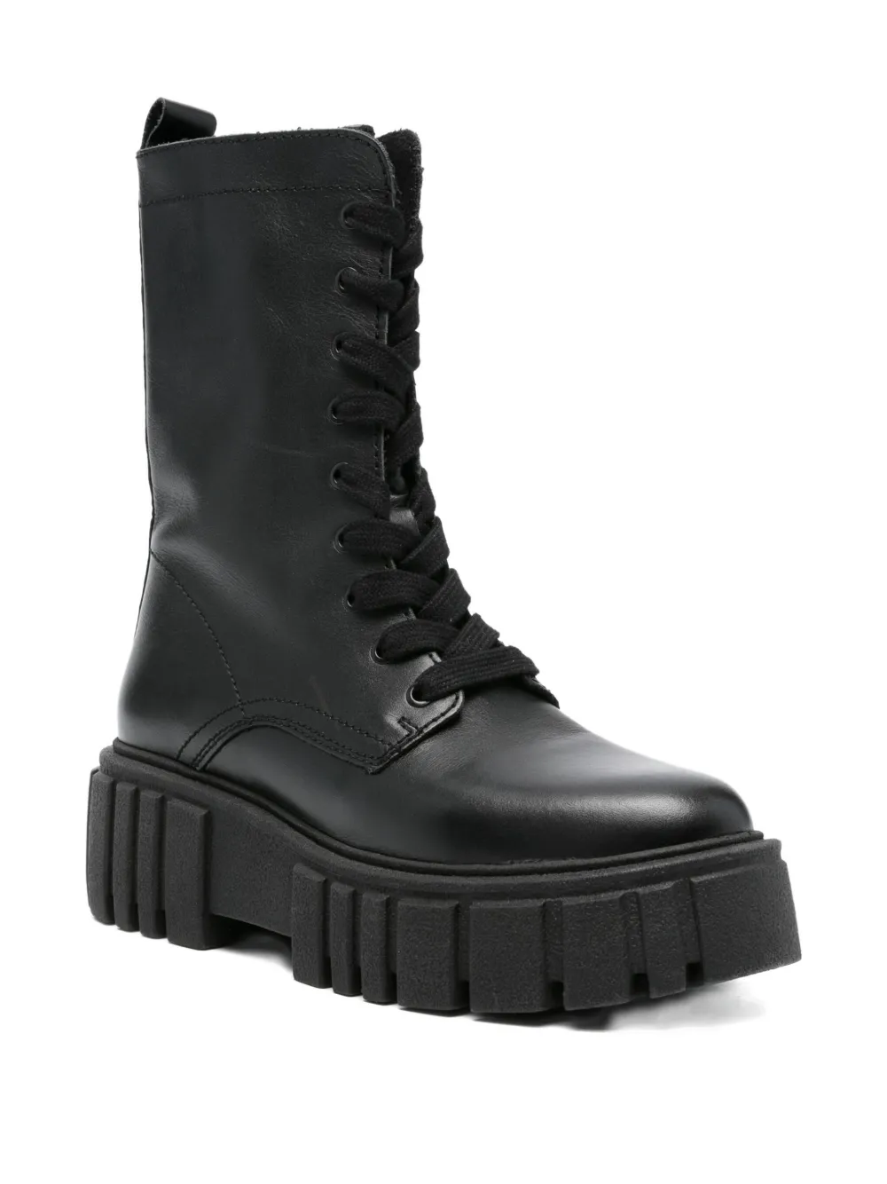 Marc O'Polo 55mm lace-up leather boots Black