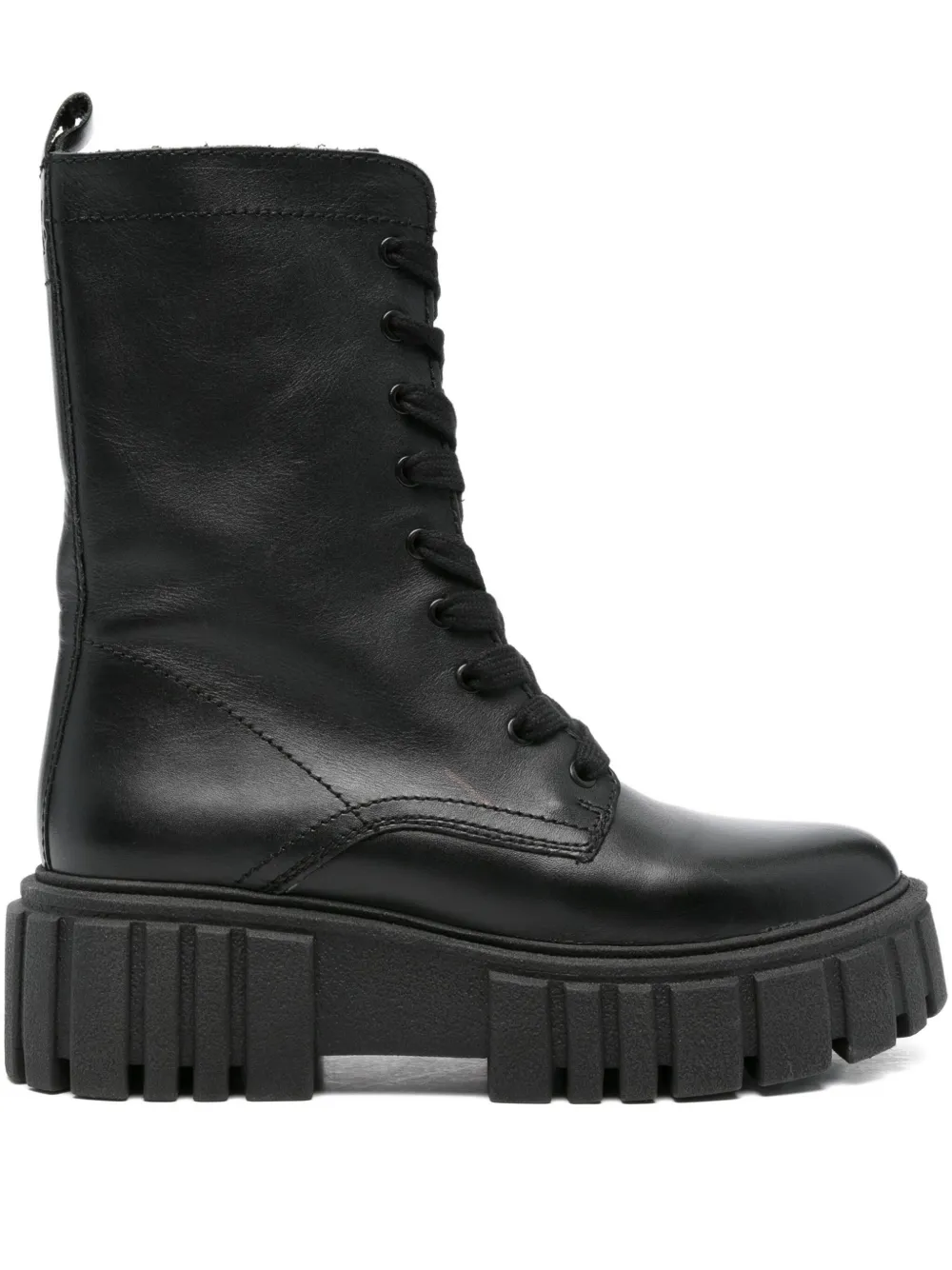 Marc O'Polo 55mm lace-up leather boots Black
