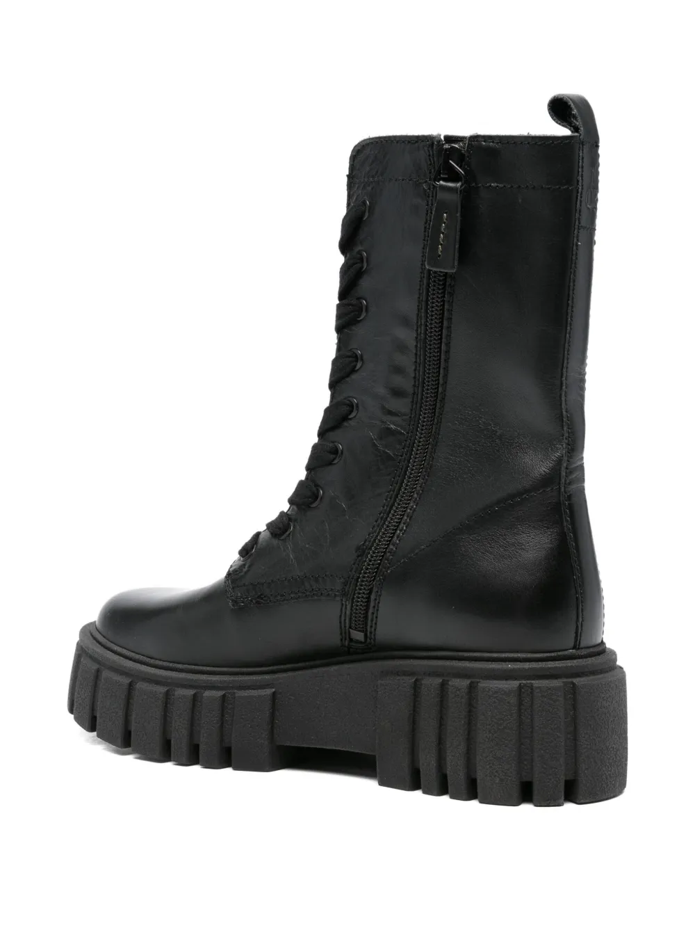 Marc O'Polo 55mm lace-up leather boots Black
