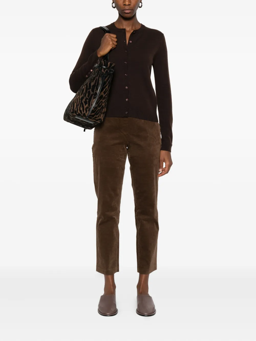 Marc O'Polo Ribfluwelen broek - Bruin