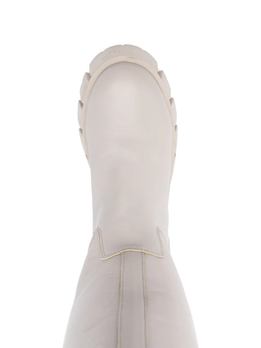 Marc O'polo 50mm Leather Boots In White