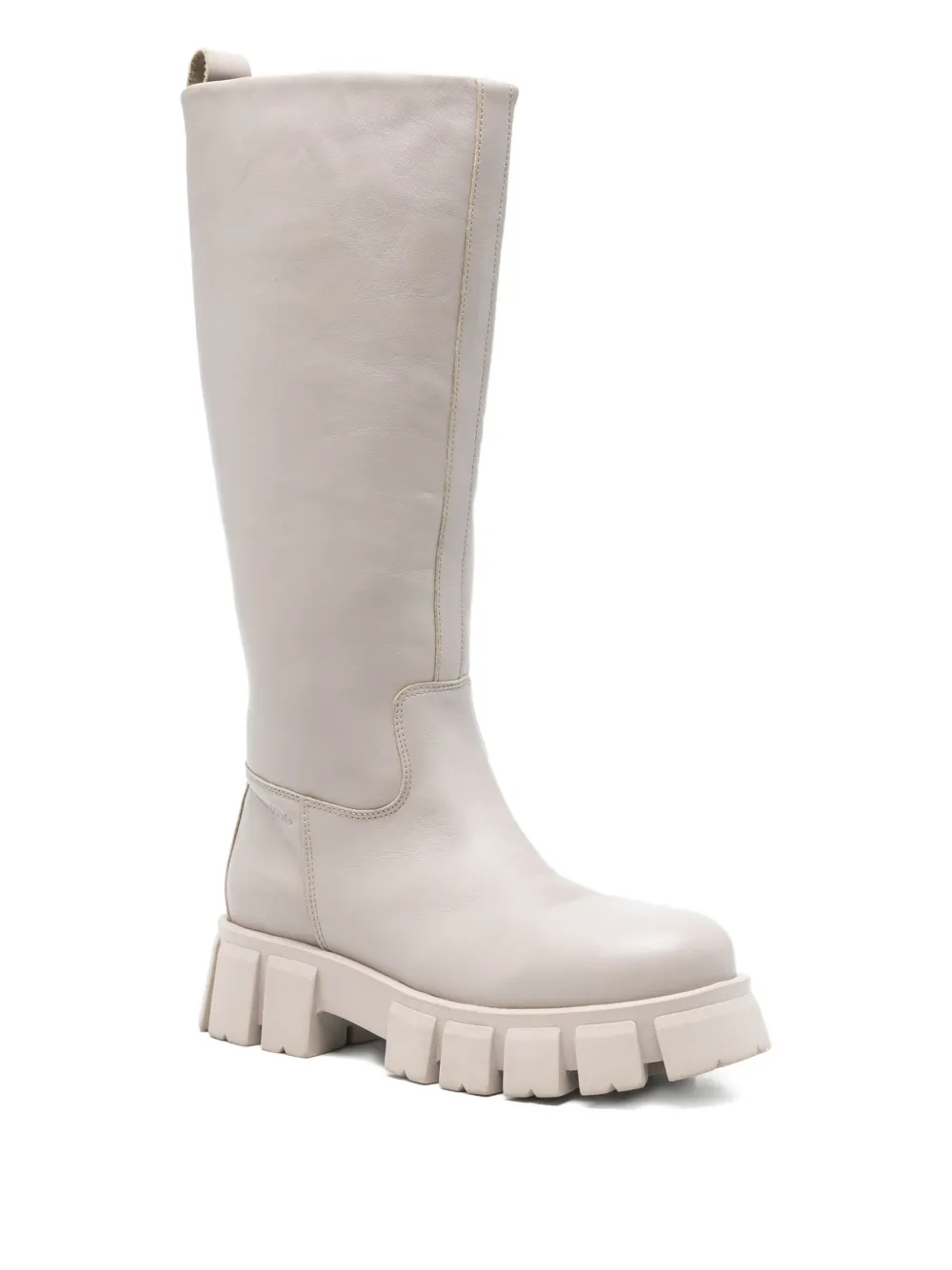 Marc O'polo 50mm Leather Boots In White