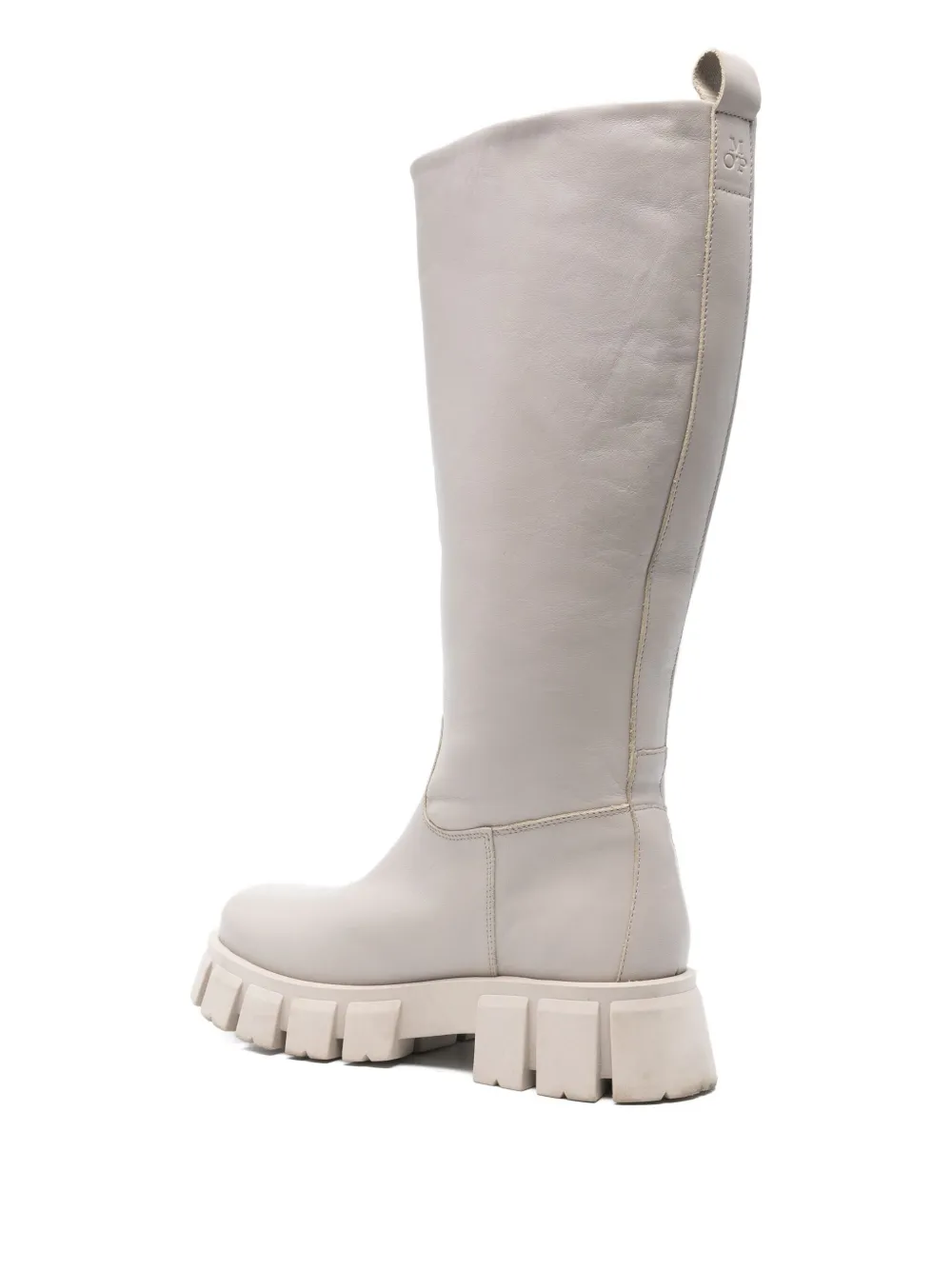 Marc O'polo 50mm Leather Boots In White