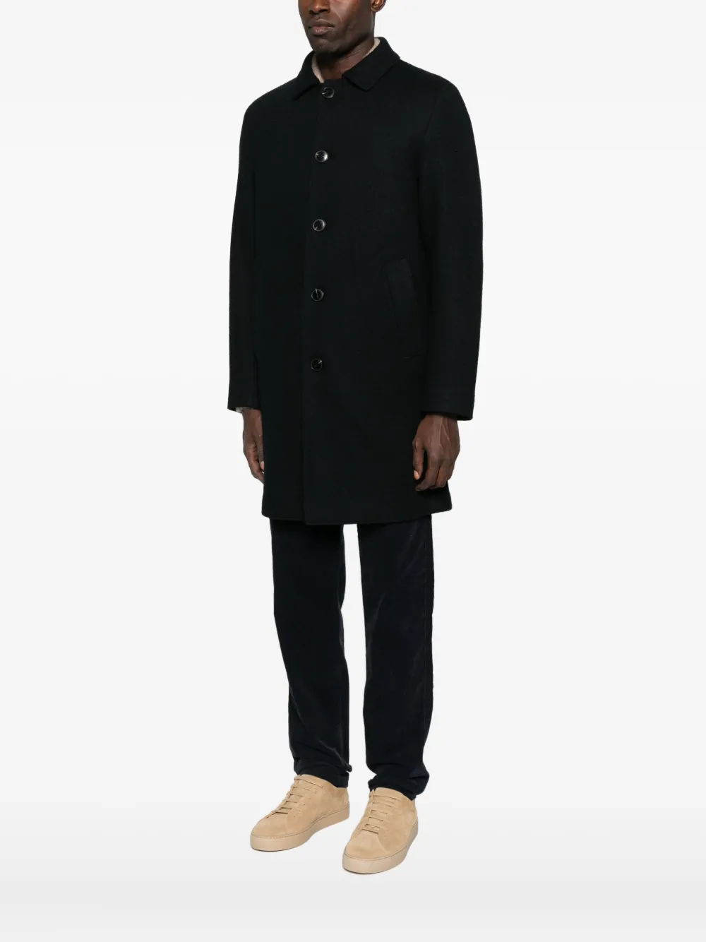 Marc O'polo Single-breasted Coat In Blue