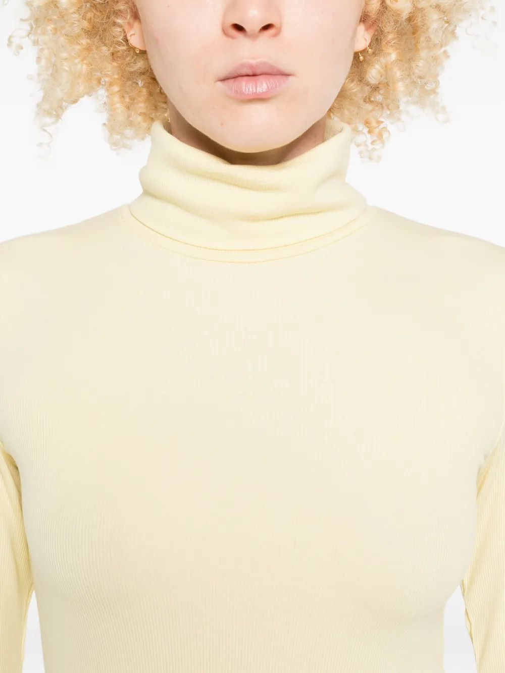 Marc O'polo Turtleneck Long-sleeve T-shirt In Neutral