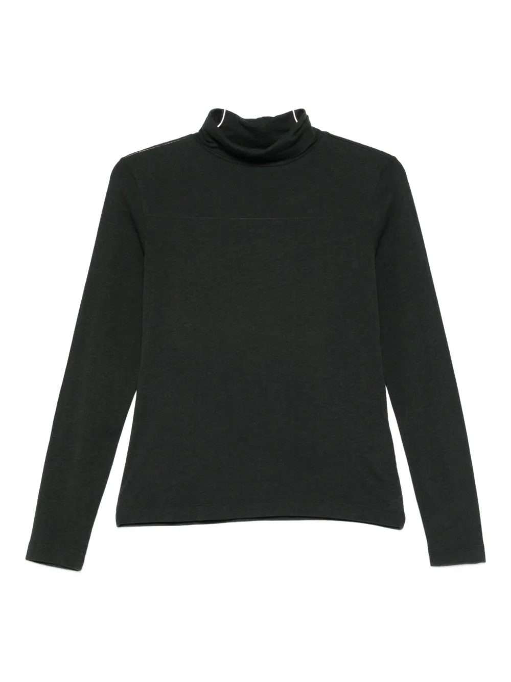 Marc O'polo Turtleneck Long-sleeve Top In Green