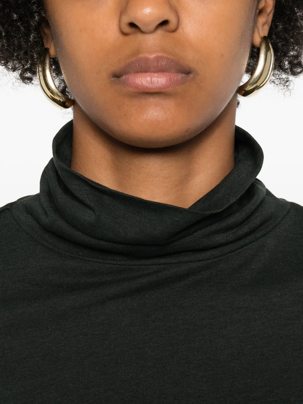 Marc O'polo Turtleneck Long-sleeve Top In Green