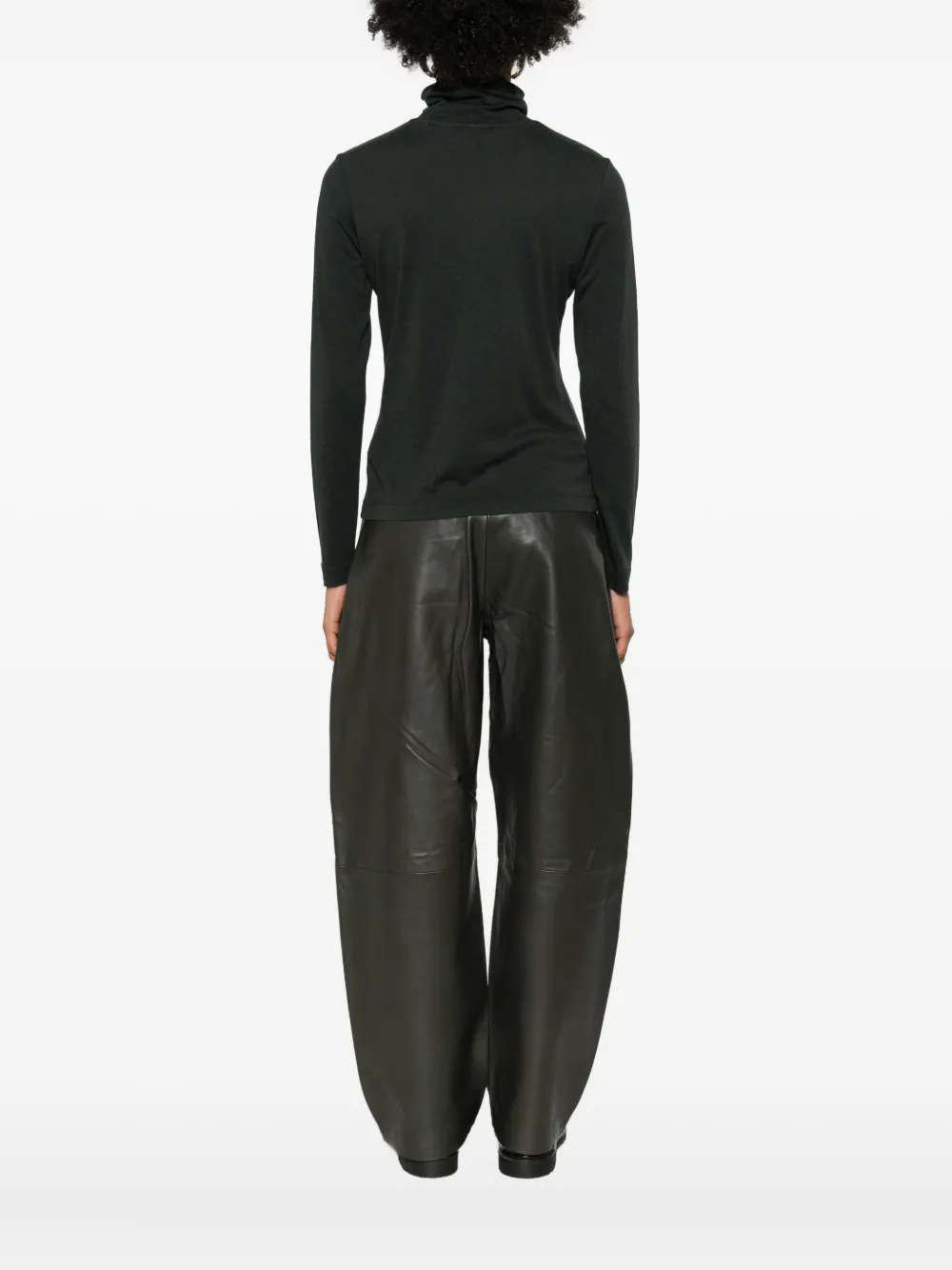 Marc O'polo Turtleneck Long-sleeve Top In Green