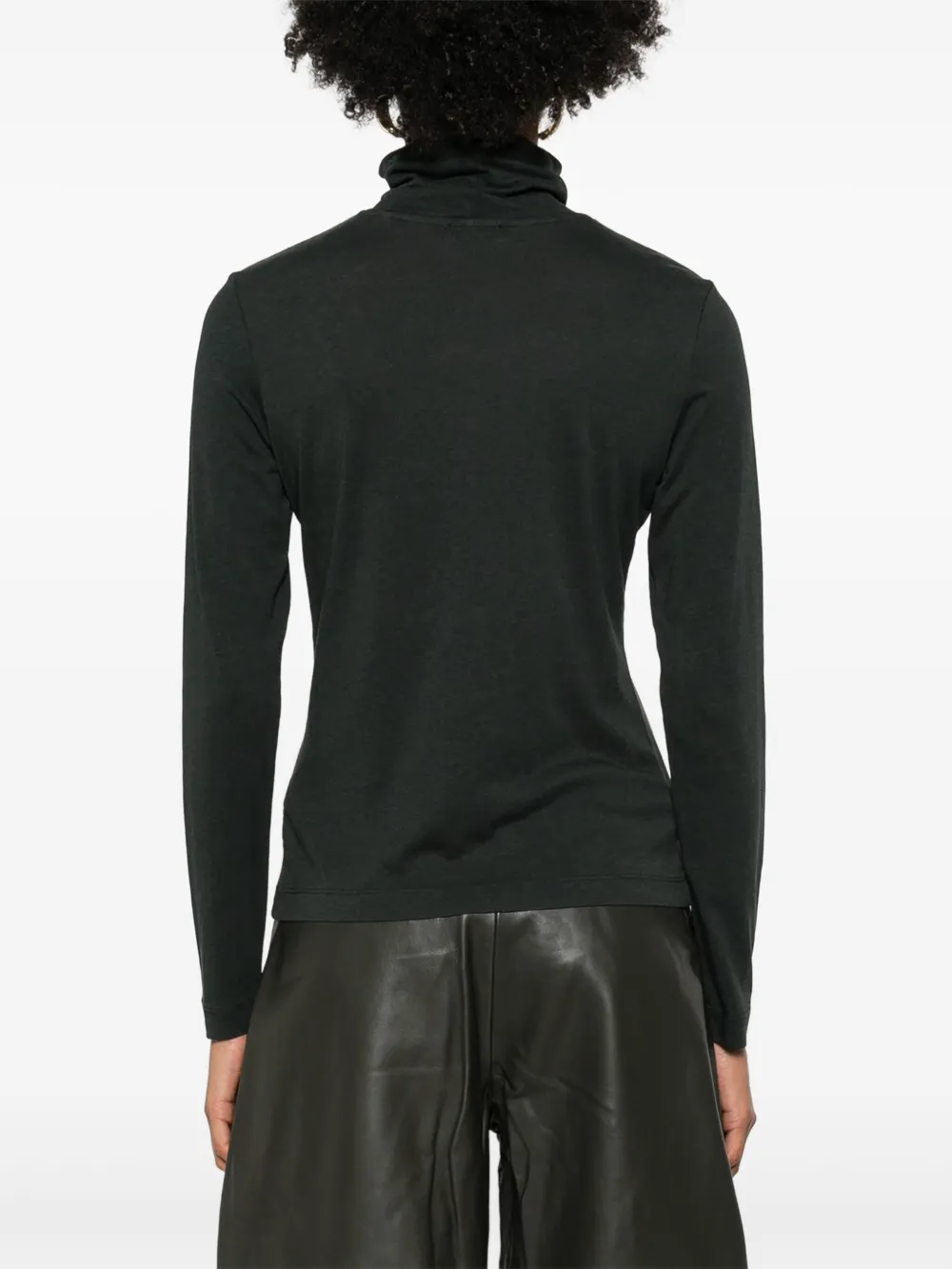 Marc O'Polo Top met col en lange mouwen Groen