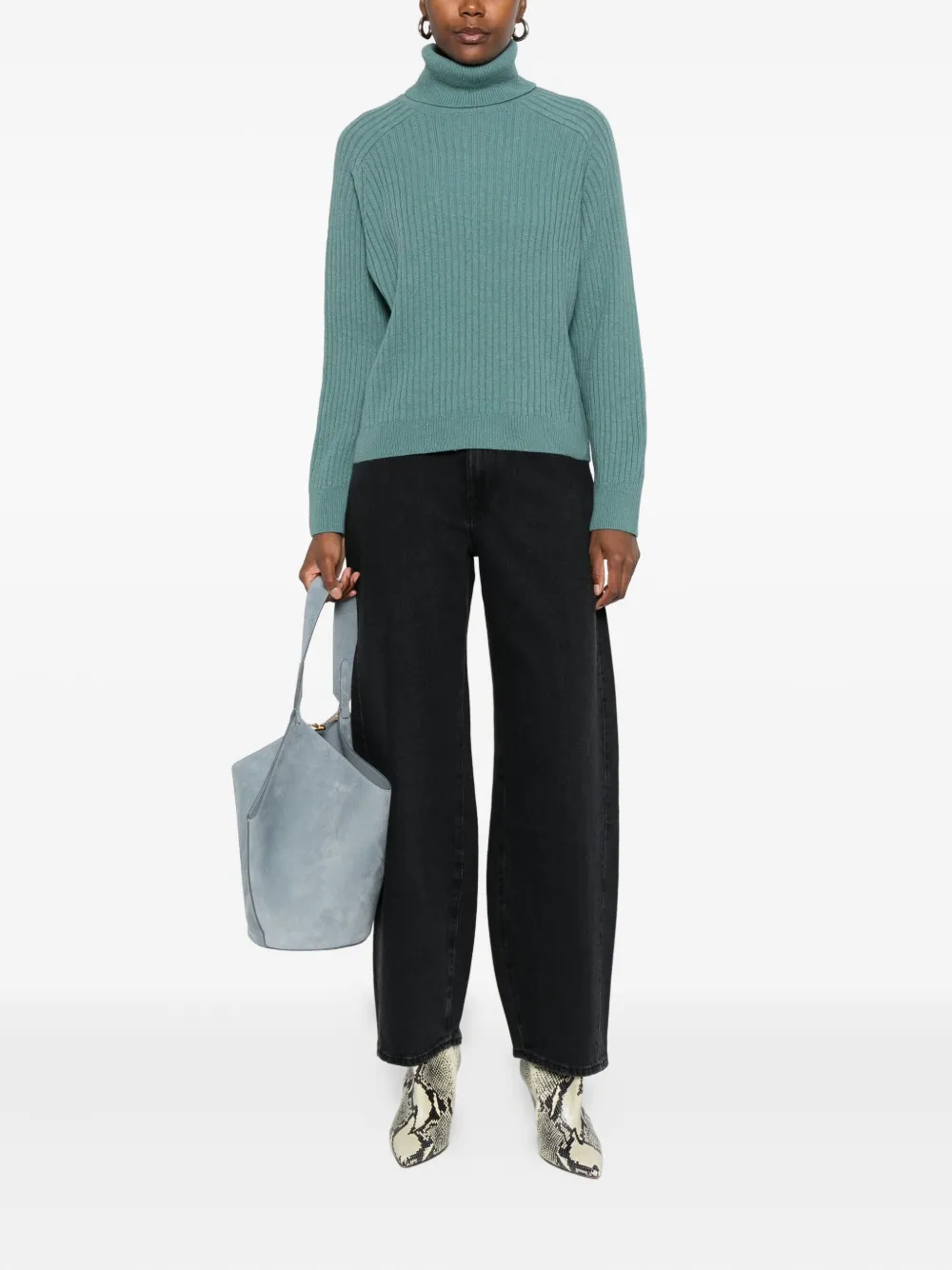 Marc O'polo Turtleneck Sweater In Green