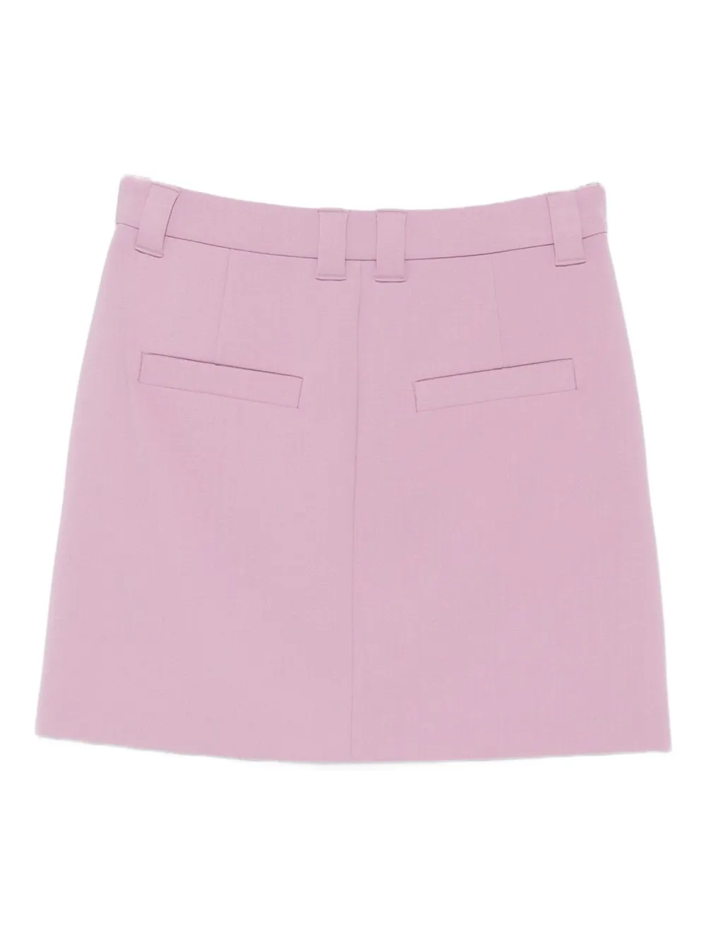 Marc O'polo Flat-front A-line Mini Skirt In Pink