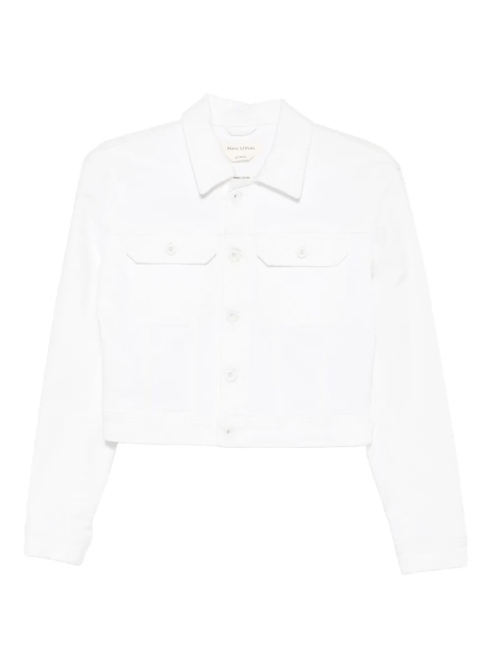 Marc O'polo Button-fastening Flap-pocket Jacket In White