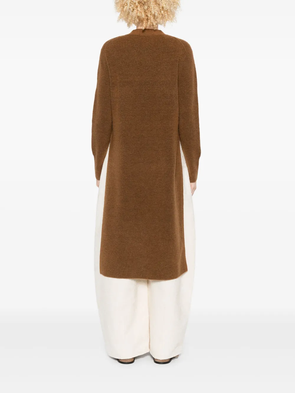 Marc O'Polo Gebreide jas met V-hals Beige