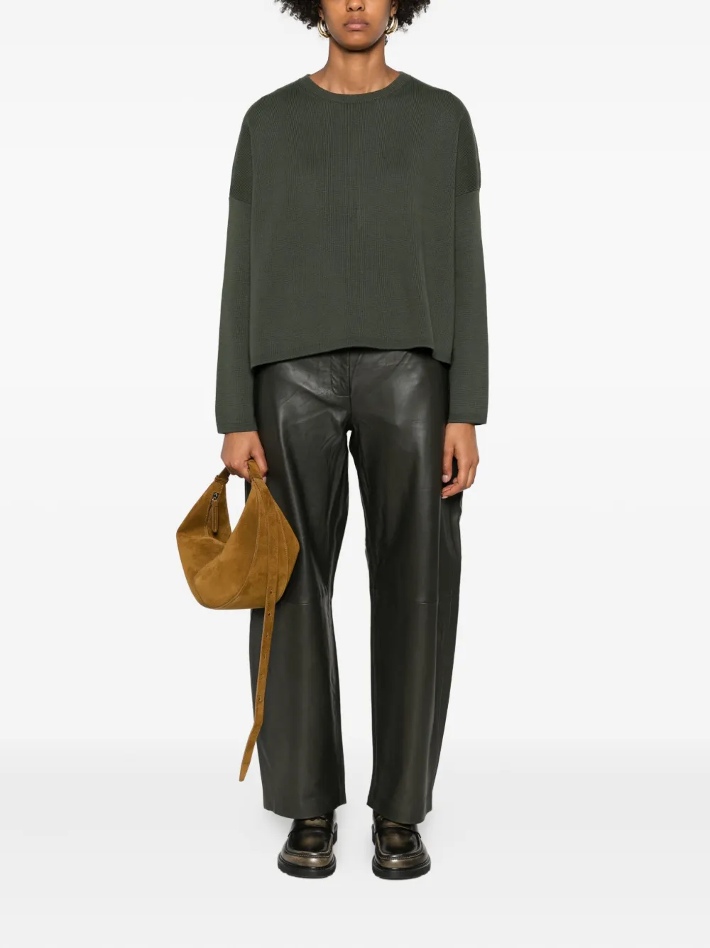 Marc O'Polo crew-neck ribbed sweater | Knitted Sweaters | Image 2