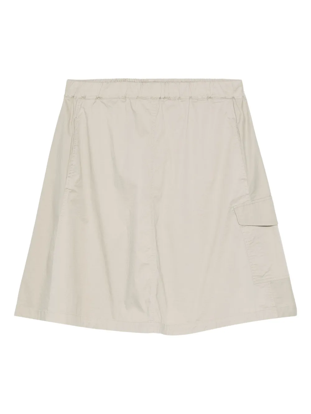 Marc O'Polo Mini-rok met elastische taille en zijzak Beige