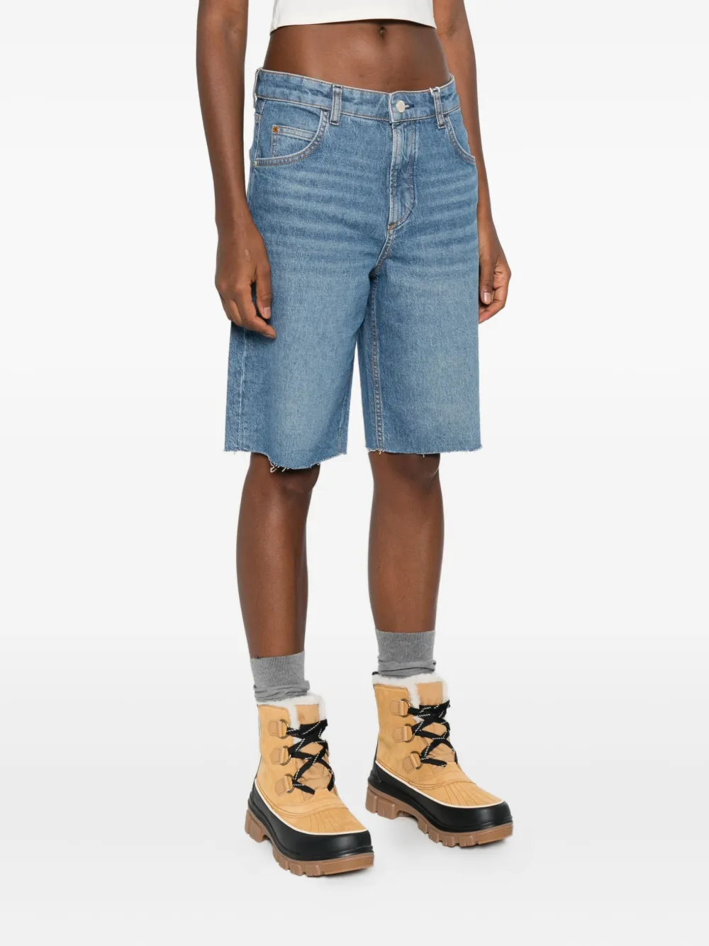 Marc O'Polo Denim shorts Blauw