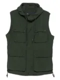 Marc O'Polo hooded multi-pocket vest - Green