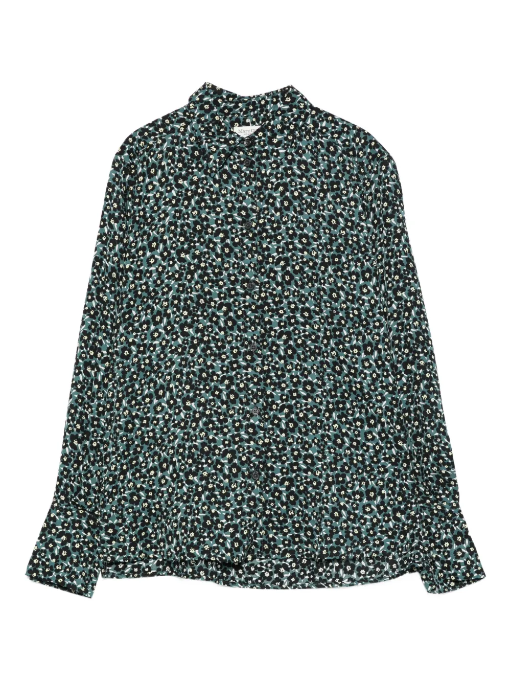 Marc O'Polo Blouse met bloemenprint Blauw