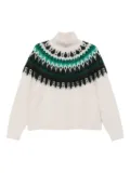 Marc O'Polo turtleneck patterned sweater - Neutrals