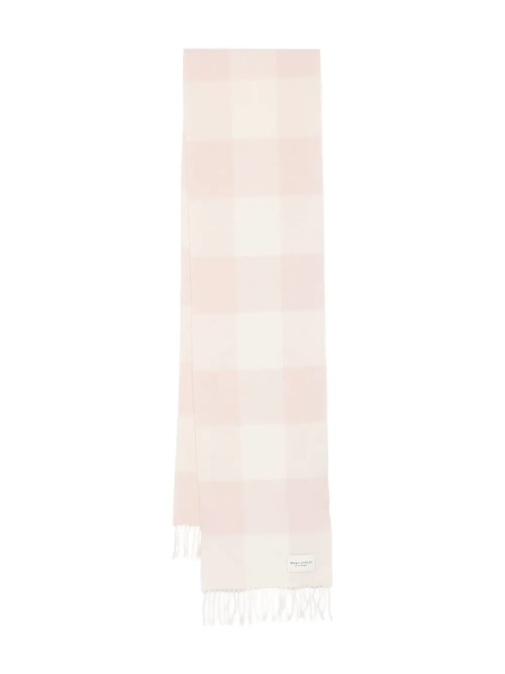 Marc O'Polo gingham check wool scarf - ニュートラル Marc O'Polo gingham check wool scarf - ニュートラル
