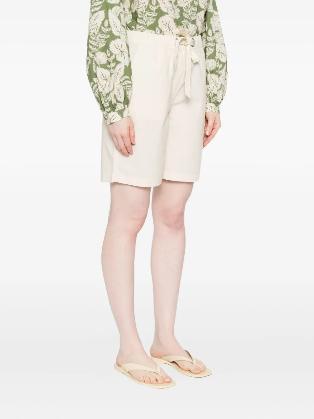 Marc O'polo Drawstring-waist Shorts In White