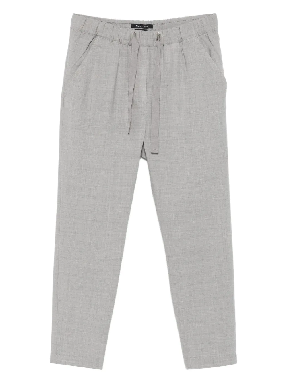 Marc O'Polo Broek met trekkoordtaille Grijs