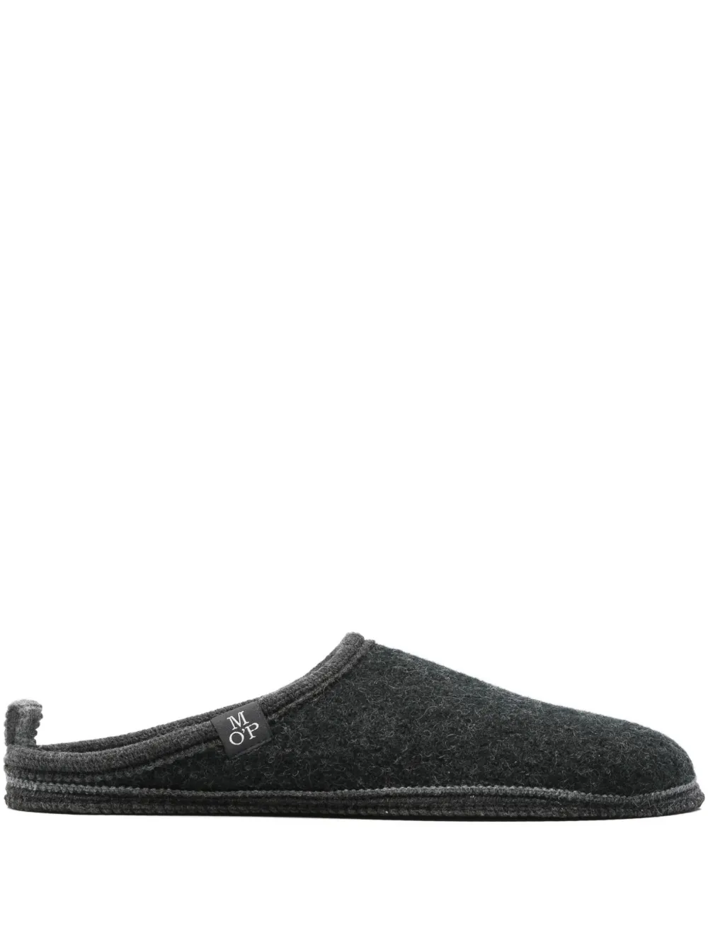 Marc O'Polo wool felt slippers | Black | Image 1