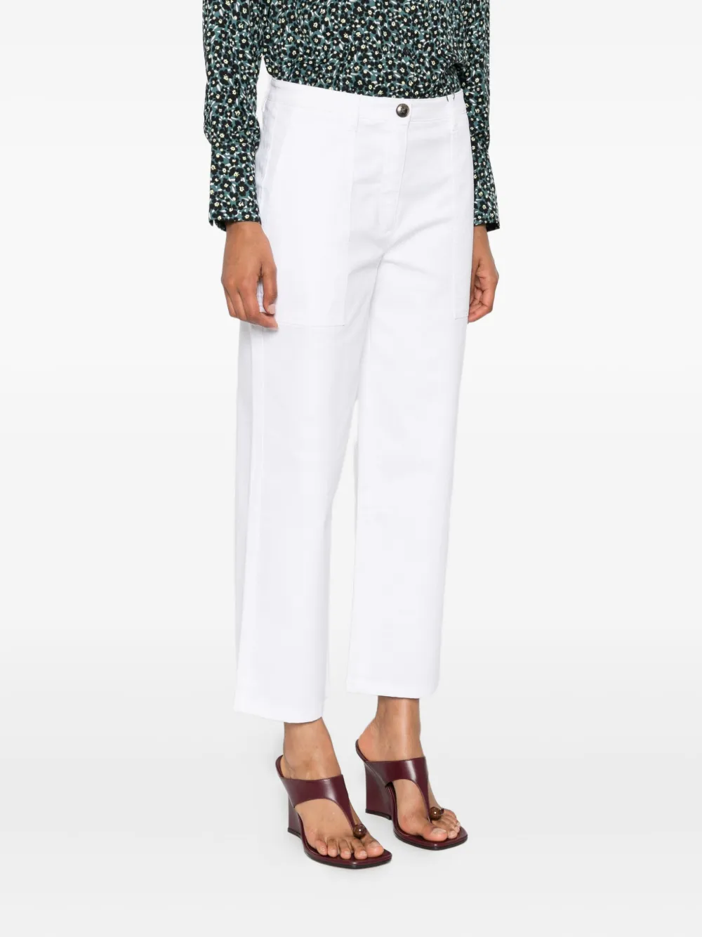 Marc O'Polo Broek met zak - Wit