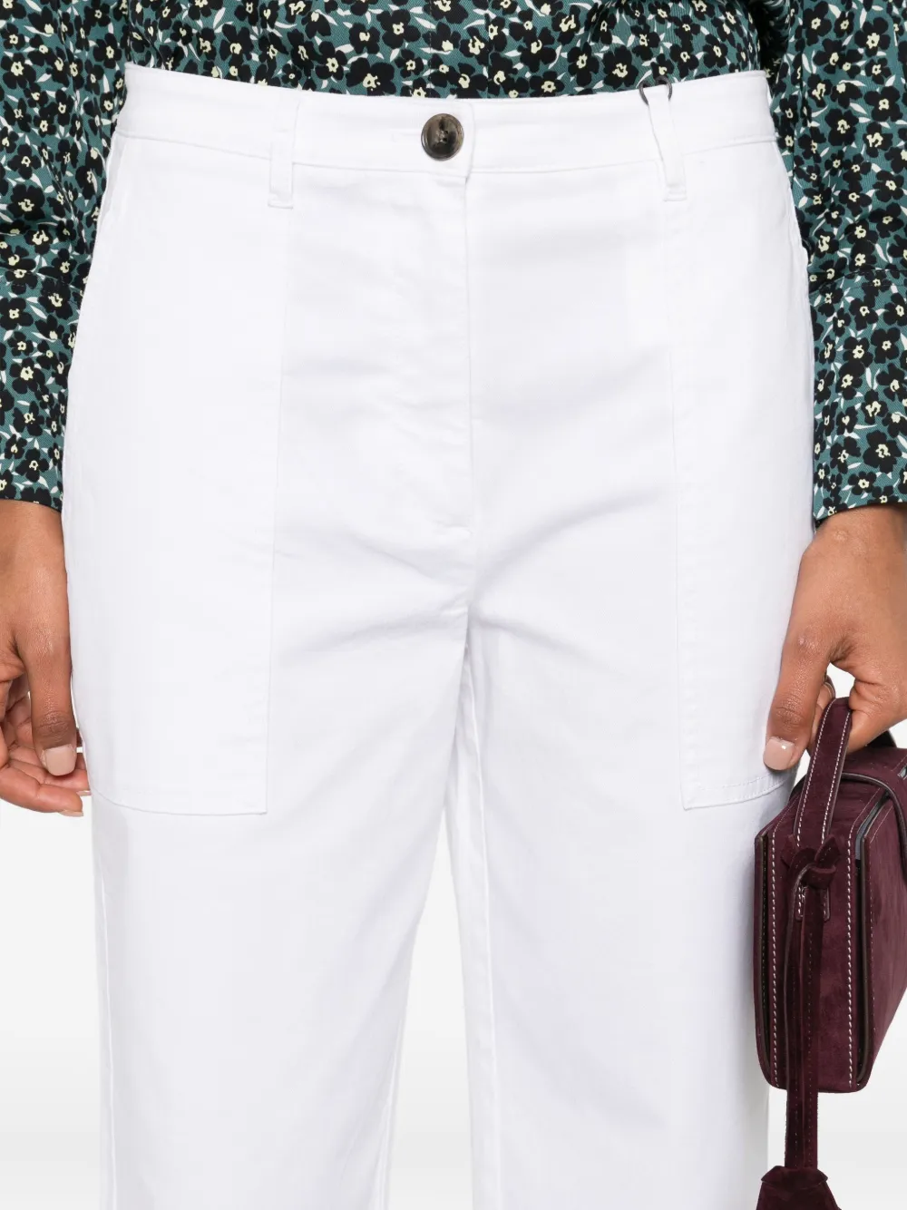 Marc O'Polo Broek met zak Wit