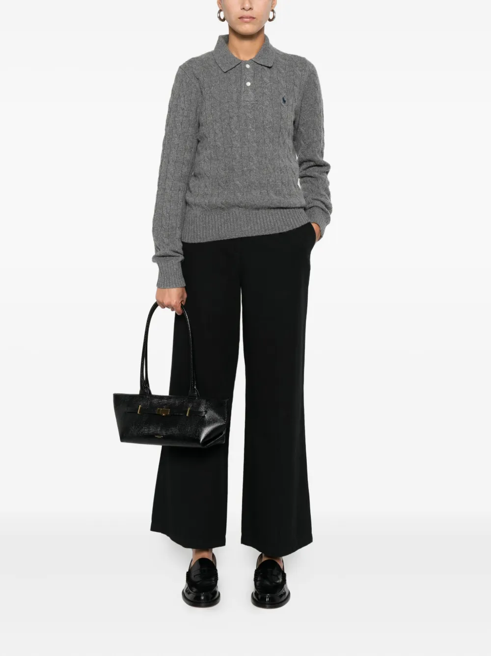 Marc O'Polo elastic-waist trousers - Zwart