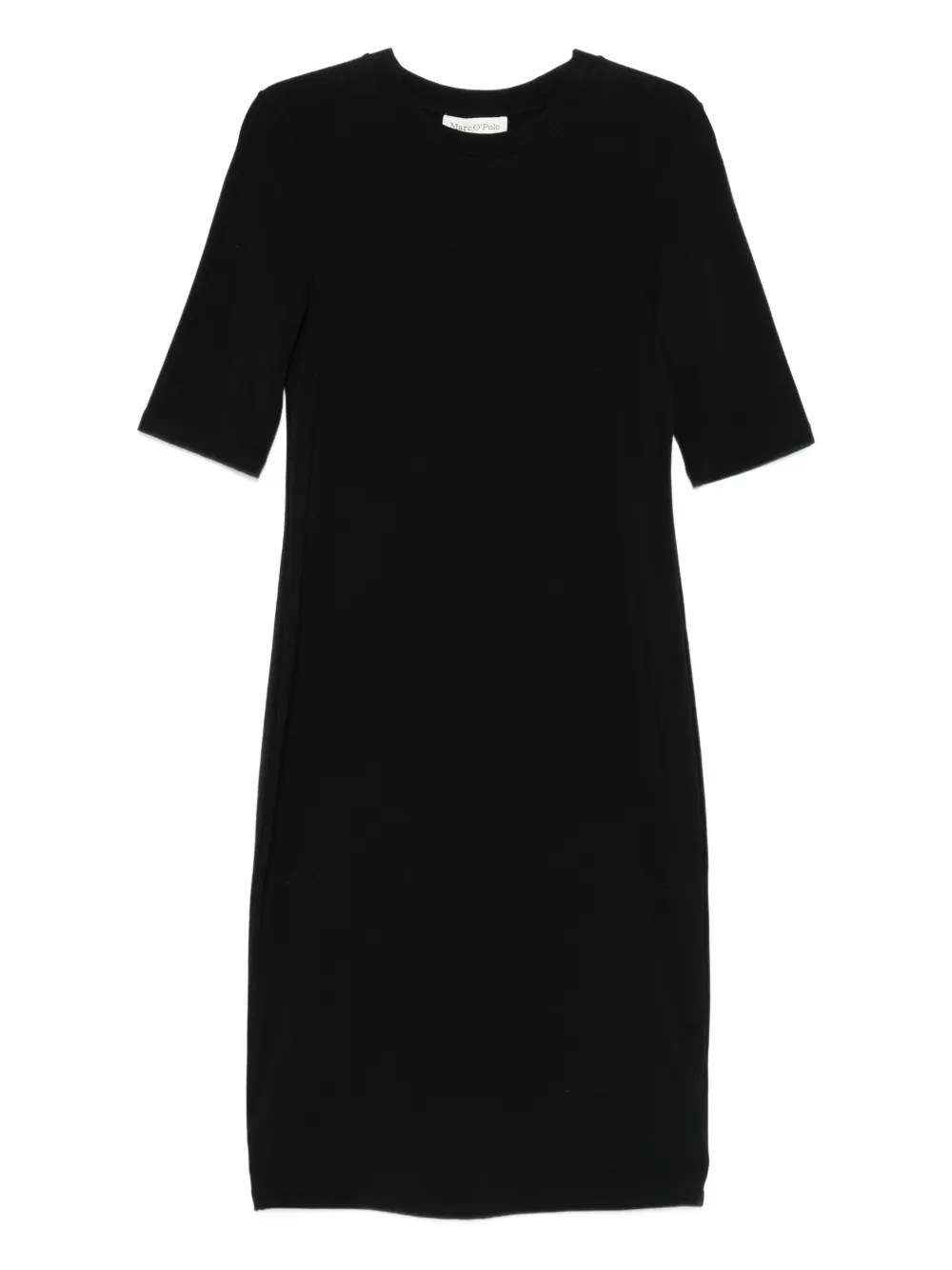 Marc O'Polo short-sleeve organic-cotton midi dress | Black | Image 1