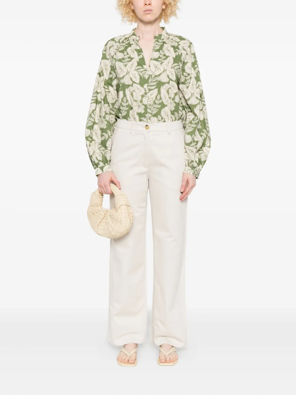 Marc O'Polo buttoned pocket trousers - Beige