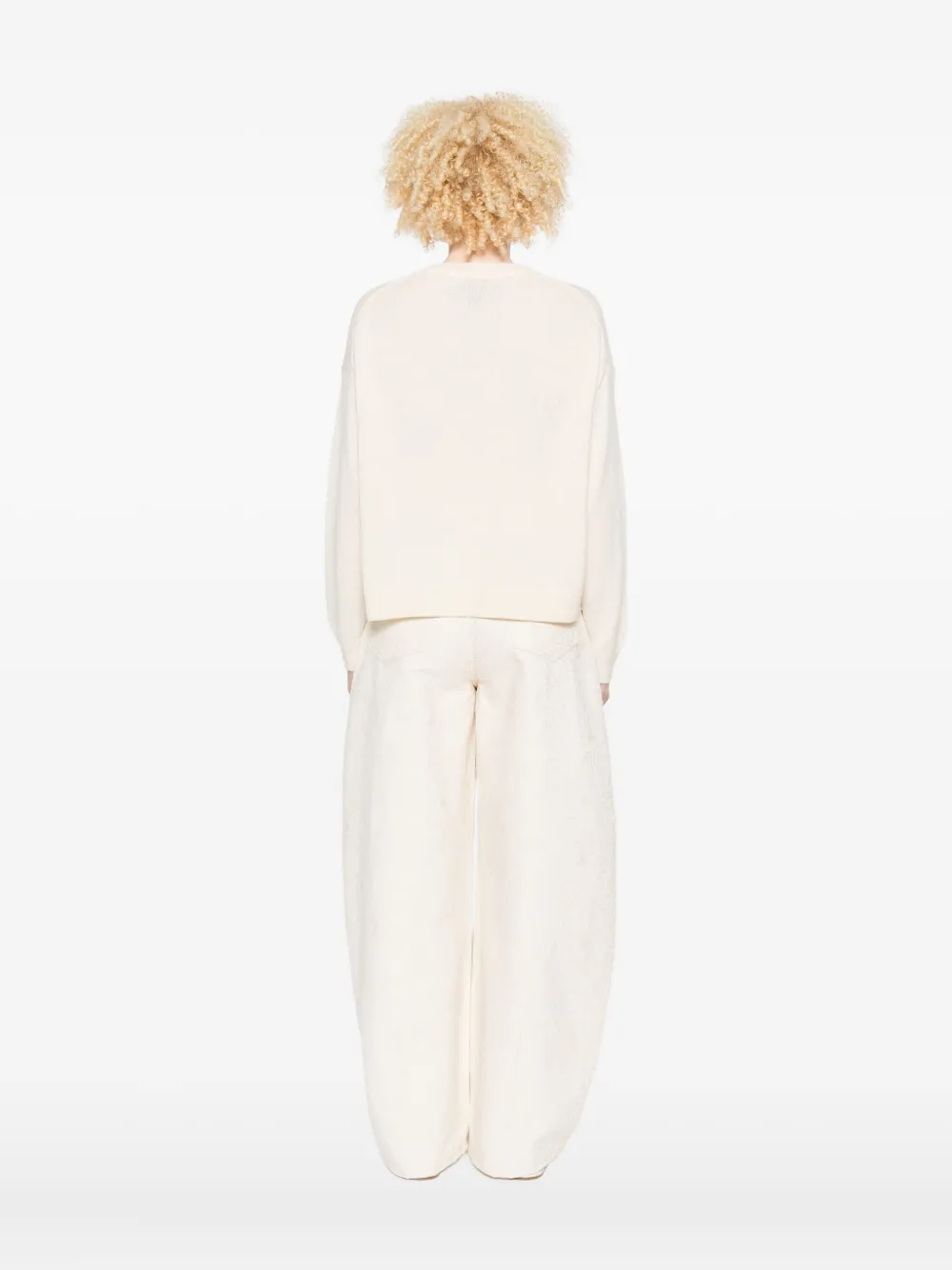 Marc O'polo V-neck Sweater In Neutral