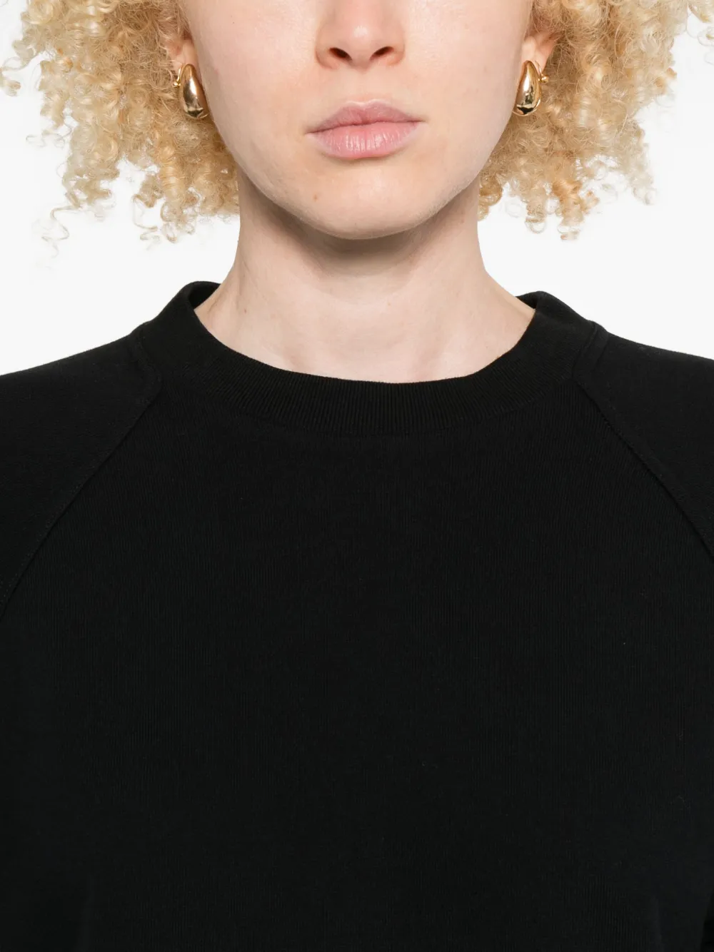 Marc O'polo Round-neck T-shirt In Black