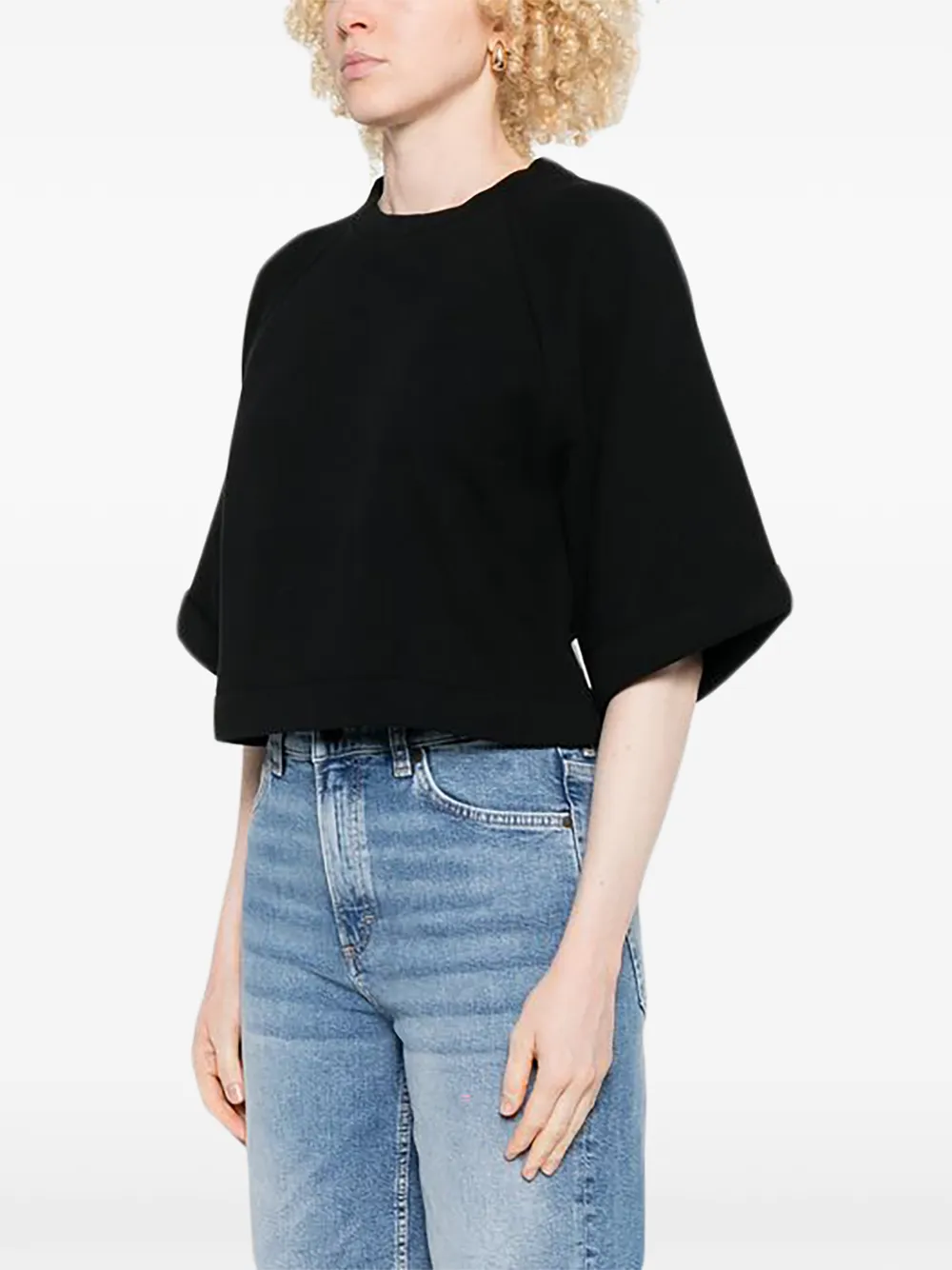 Marc O'Polo T-shirt met ronde hals Zwart