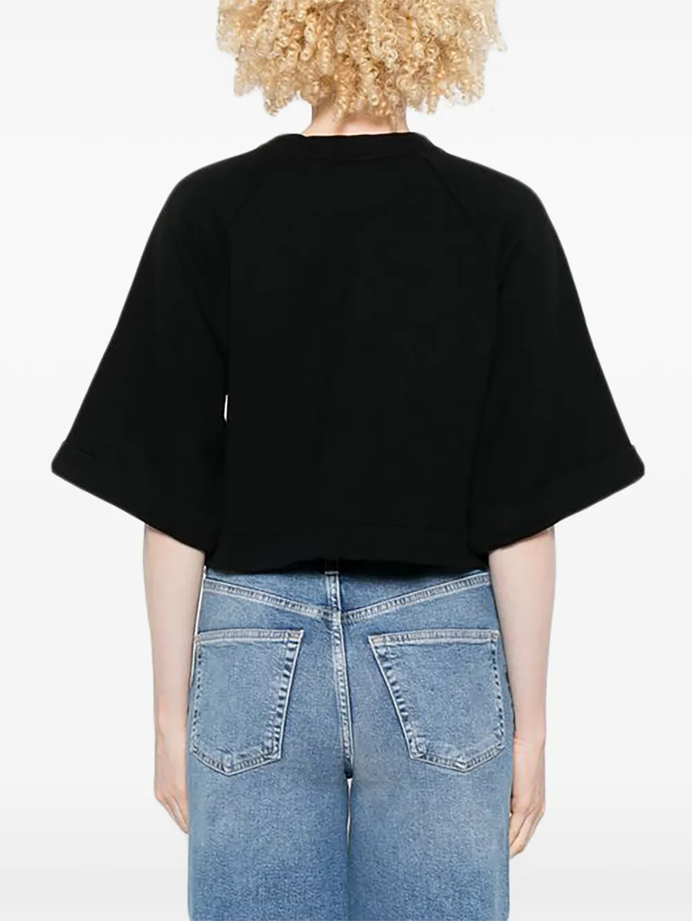 Marc O'Polo T-shirt met ronde hals Zwart