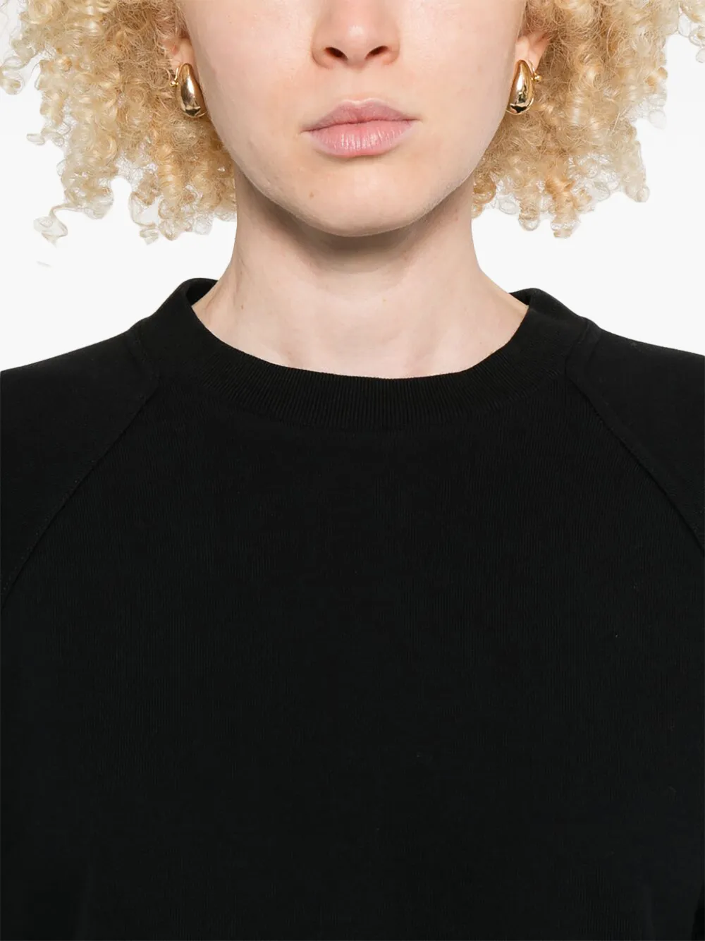 Marc O'Polo T-shirt met ronde hals Zwart