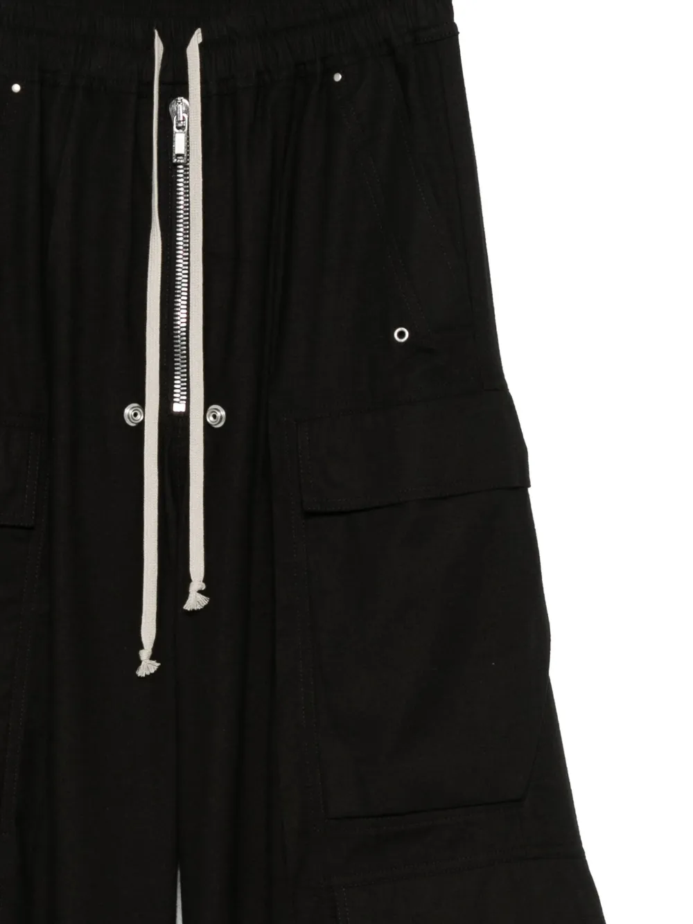 Rick Owens Palazzo broek met trekkoord Zwart