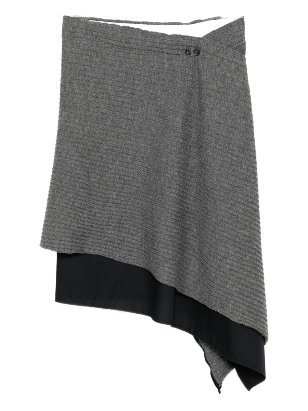 Sonia Carrasco Wool Skirt In Gray