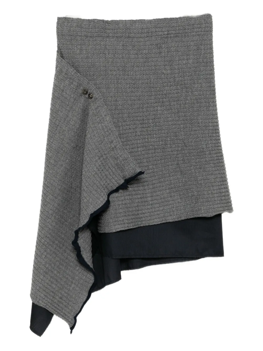 Sonia Carrasco Wool Skirt In Gray