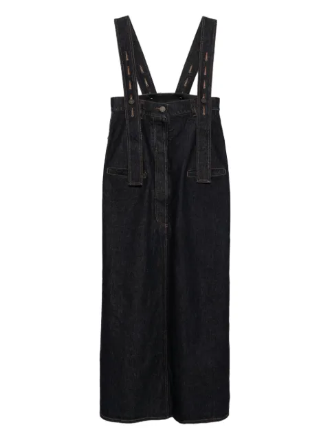 Uma Wang cotton denim skirt