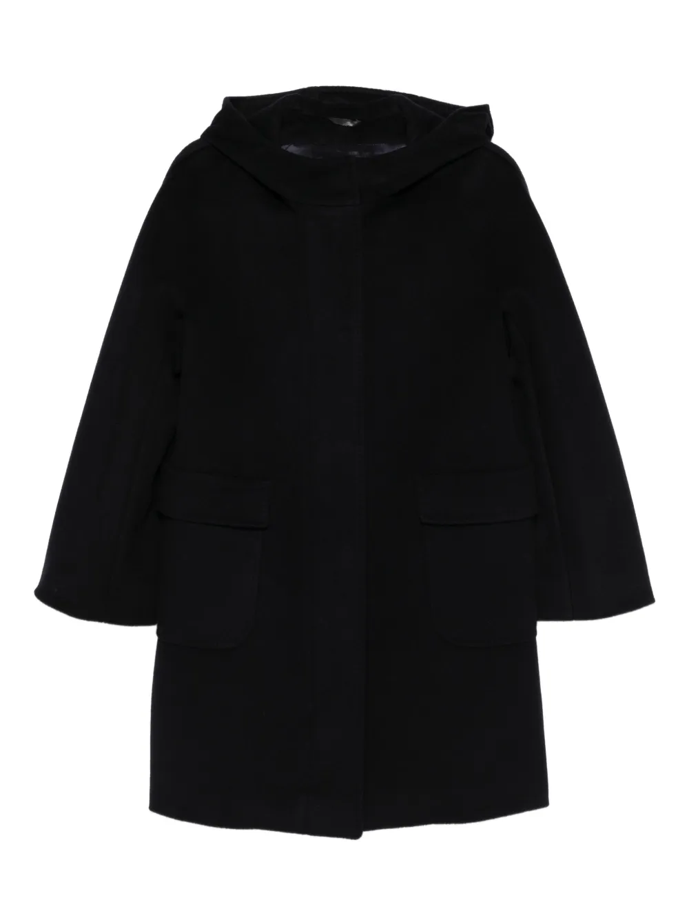 Cinzia Rocca hooded coat | Black | Image 1